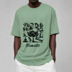 Buddha Stones Casual Lotus Flower Various Yoga Poses Pattern Tee T-shirt - image 16