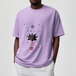 Buddha Stones Casual Lotus Flower Chakras Pattern Tee T-Shirt - image 18