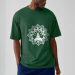 Buddha Stones Casual Mandala Seated Buddha Pattern Tee T-Shirt - image 14