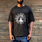 Buddha Stones Casual Mandala Seated Buddha Pattern Tee T-Shirt - image 6