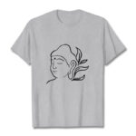 Buddha Stones Casual Buddha Face Pattern Tee T-shirt - LightGrey - 2XL - image 20