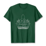Buddha Stones Casual Meditation Buddha Pattern Tee T-shirt - ForestGreen - 2XL - image 11