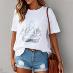 Buddha Stones Casual Meditation Buddha Pattern Tee T-shirt - image 10
