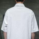 Buddha Stones Commute Plain Half Buttons Design Men's Cotton Linen Shirt With Pocket - image 5