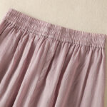 Buddha Stones Commute Embroidery Drawstring Women's Cotton Wide Leg Pants With Pockets - image 39