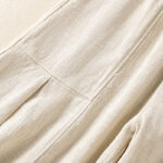 Buddha Stones Plain Simple Design High Waist Women's Cotton Linen Harem Pants With Pockets - image 7