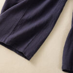 Buddha Stones Plain Simple Design High Waist Women's Cotton Linen Harem Pants With Pockets - image 25