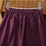 Buddha Stones Casual Hollow Lace Waistband Design Women's Cotton Linen Wide Leg Pants With Pockets - image 24