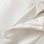 Buddha Stones Casual Hollow Lace Waistband Design Women's Cotton Linen Wide Leg Pants With Pockets - image 35