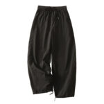 Buddha Stones Summer Vintage Plain Drawstring Cuffed Women's Pants With Pockets - image 21