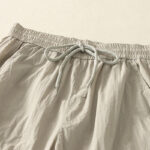 Buddha Stones Summer Vintage Plain Drawstring Cuffed Women's Pants With Pockets - image 2
