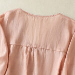 Buddha Stones Embroidered Lace Casual Women's Cotton Linen Half Sleeve T-shirt - image 23