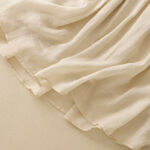 Buddha Stones Summer Solid Color Elastic Waist Drawstring Women's Skirt - image 27
