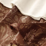 Buddha Stones Floral A-line Elastic Waist Cotton Linen Women's Skirt With Pockets - image 7