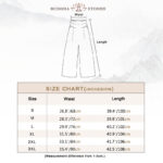 Buddha Stones Plain Color Cotton Linen High Waist Wide Leg Pants With Pockets - image 4