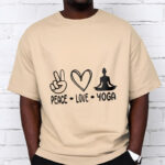 Buddha Stones Casual Hand Gesture Heart Yoga Pose Pattern Tee T-shirt - image 10