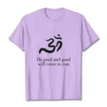 Buddha Stones Casual Om Symbol Sanskrit Spiritual Design Cotton Tee T-shirt - Plum - 2XL - image 17