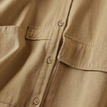 Buddha Stones Fall Irregular Design Long Sleeve Women's Cotton Linen Lapel Jacket With Pockets - image 4