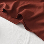 Buddha Stones Casual Plain Cheongsam Lace-Up Design Cotton Linen Short Sleeve Midi Dress - image 12