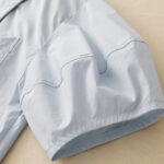 Buddha Stones 2pcs Irregular Button Design Shirt Skirt With Pockets Cotton Clothing Women's Set - image 7