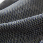 Buddha Stones Commute Retro DimGray Plaid Lantern Sleeve Cotton Linen Midi Dress With Pockets - image 7