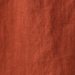 Buddha Stones Vintage OrangeRed Lace-Up Design Long Sleeve Cotton Maxi Dress With Pockets - image 13