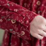 Buddha Stones Ethnic Printing Drawstring Long Sleeve Cotton Linen Maxi Dress With Pockets - image 17