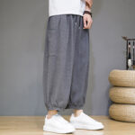 Buddha Stones Casual 7-8 Length Cropped Men's Harem Pants With Side Pockets - image 20