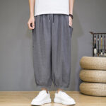Buddha Stones Casual 7-8 Length Cropped Men's Harem Pants With Side Pockets - image 22
