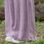 Buddha Stones Casual Tie-Dye Women's Linen Wide Leg Pants With Pockets - image 8