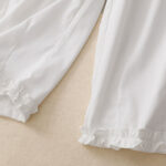 Buddha Stones Summer Button Ruffled Ankle-Length Women's Pants With Pockets - image 10