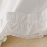 Buddha Stones Summer Button Ruffled Ankle-Length Women's Pants With Pockets - image 11