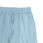 Buddha Stones Solid Color Linen Drawstring Men's Cargo Pants With Pockets - image 11