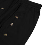 Buddha Stones Casual Plain Color Buttons Men's Cotton Pants With Pockets - image 12