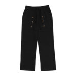 Buddha Stones Casual Plain Color Buttons Men's Cotton Pants With Pockets - image 10
