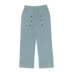 Buddha Stones Casual Plain Color Buttons Men's Cotton Pants With Pockets - image 18