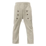 Buddha Stones Casual Plain Color Buttons Men's Cotton Pants With Pockets - image 38