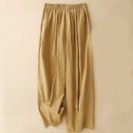 Buddha Stones 2pcs Women's Three-quarter Sleeve Shirt Harem Pants Meditation Clothing Set - image 7