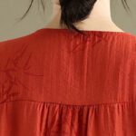 Buddha Stones 2pcs Casual Women's Short Sleeve Shirt Harem Pants Meditation Clothing Set - image 18