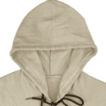 Buddha Stones Solid Color Long Sleeve Hooded Drawstring Buttons Linen Men's Shirt - image 28
