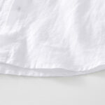 Buddha Stones Summer Buttons Short Sleeve Ramie Linen Cotton Men's Shirt - image 14