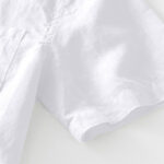 Buddha Stones Summer Buttons Short Sleeve Ramie Linen Cotton Men's Shirt - image 10