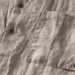 Buddha Stones Summer Buttons Short Sleeve Ramie Linen Cotton Men's Shirt - image 19