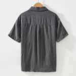 Buddha Stones Summer Short Sleeve Buttons Men's Shirt With Two Pockets - image 4