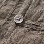 Buddha Stones Summer Short Sleeve Buttons Men's Shirt With Two Pockets - image 21