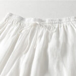 Buddha Stones Casual Drawstring Cotton Linen Ankle-Length Women's Wide Leg Pants With Pockets - image 6