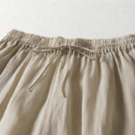 Buddha Stones Casual Drawstring Cotton Linen Ankle-Length Women's Wide Leg Pants With Pockets - image 10