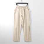 Buddha Stones 2Pcs Summer V-Neck Cotton Shirt Pants With Pockets Men's Meditation Cloth Set - image 8