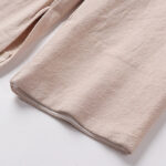 Buddha Stones Vintage Plain Chinese Frog-Button Cotton Long Sleeve Men's Shirt - image 9