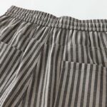 Buddha Stones Commute Striped Drawstring Design Women's Wide Leg Cotton Pants With Pockets - image 9